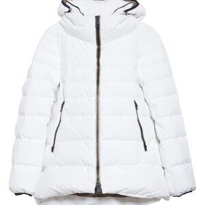Herno Laminar Women's White Gortex Down Puffer Jacket, size 46 / US 10